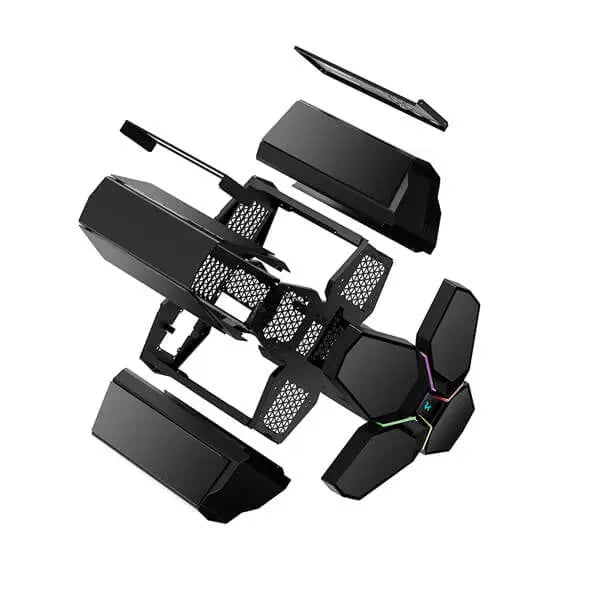 Deepcool Quadstellar Infinity RGB (E-ATX) Full Tower Cabinet (Black) 