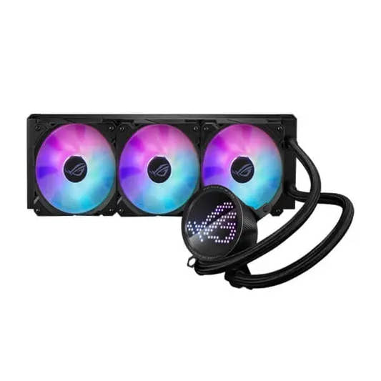 Asus ROG Ryuo III 360 ARGB 360mm CPU Liquid Cooler With Anime Matrix LED Display (Black) 