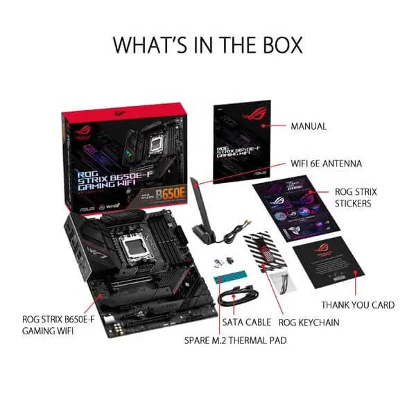 Asus ROG Strix B650E-F Gaming WIFI Motherboard  Microcenter India