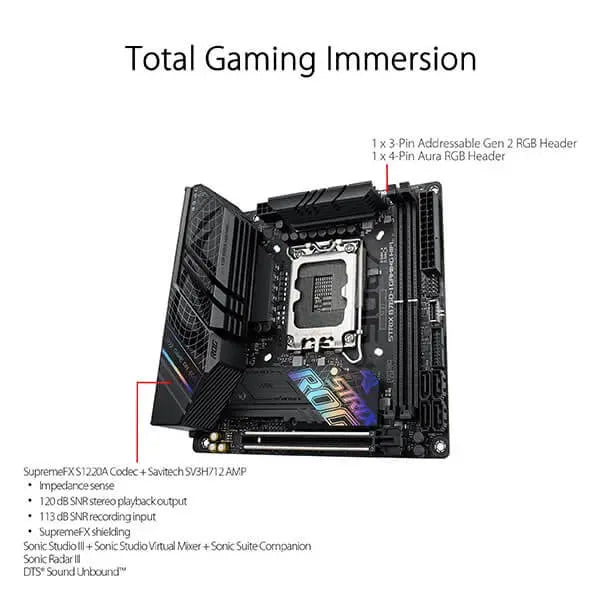 Asus ROG Strix B760-I Gaming WIFI Motherboard  Microcenter India