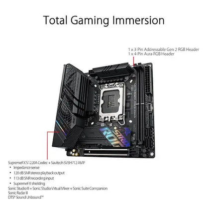 Asus ROG Strix B760-I Gaming WIFI Motherboard  Microcenter India