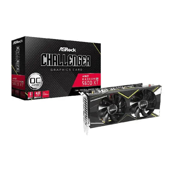 ASRock RX 5600 XT Challenger D OC 6GB Graphics Card  Microcenter India