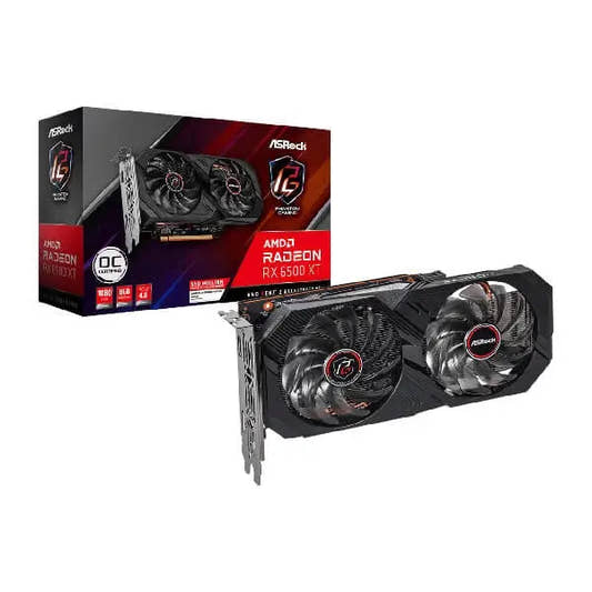 ASRock RX 6500 XT Phantom Gaming OC 8GB Graphics Card 