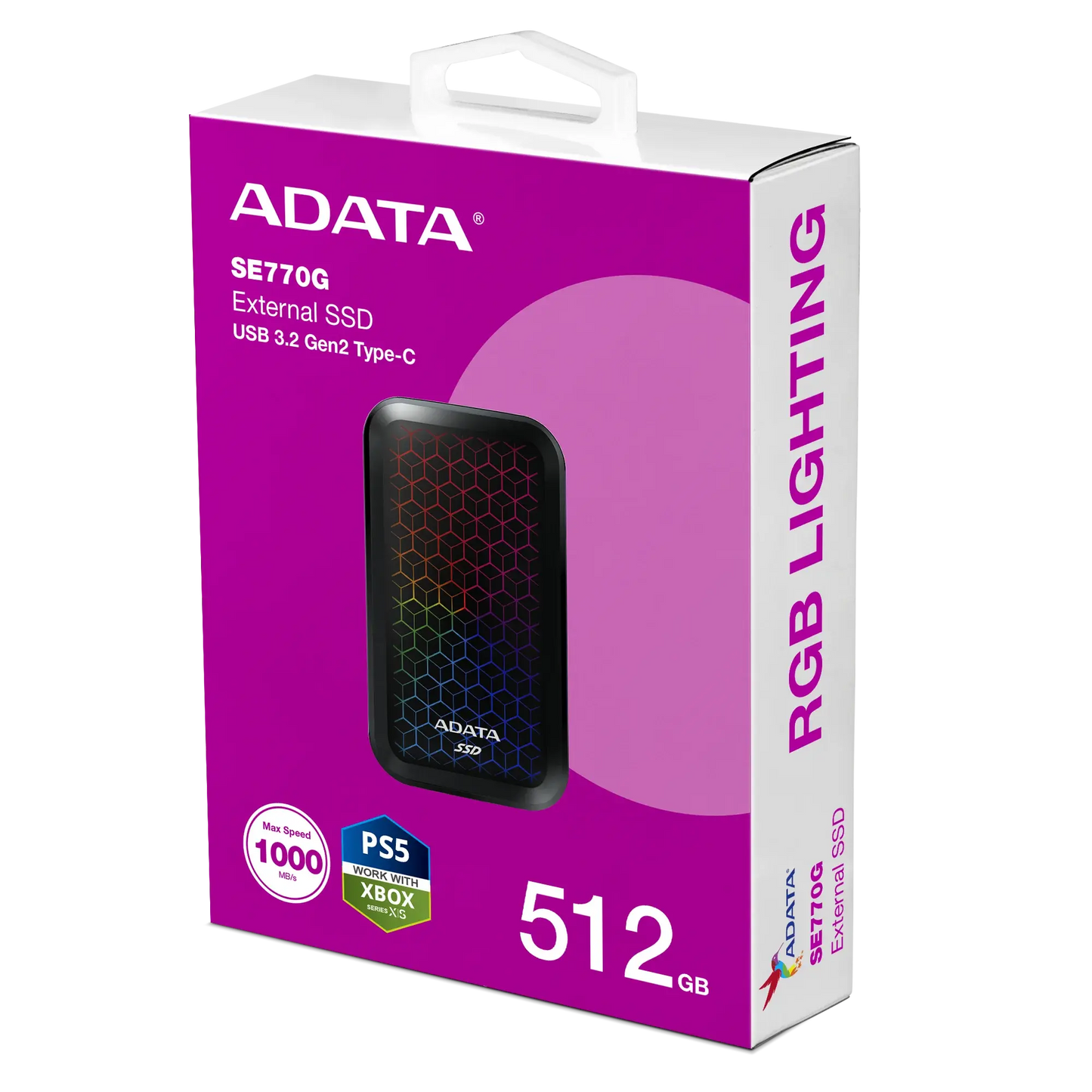 Adata SE770G External 512GB Solid State Drive  Microcenter India