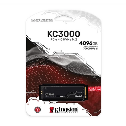 Kingston KC3000 4TB M.2 NVMe Gen4 Internal SSD