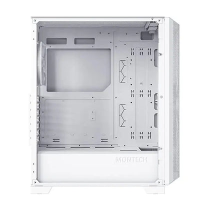 Montech Sky One Lite Mesh ARGB (ATX) Mid Tower Cabinet (White)  Microcenter India