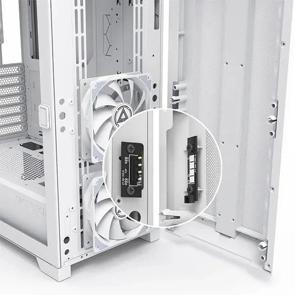 Montech Sky One Lite Mesh ARGB (ATX) Mid Tower Cabinet (White)  Microcenter India