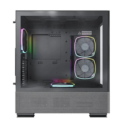 Montech Sky Two ARGB (ATX) Mid Tower Cabinet (Black)  Microcenter India