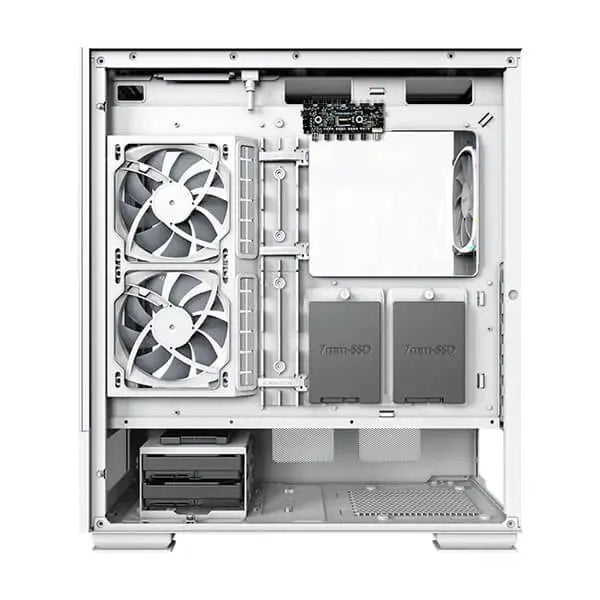 Montech Sky Two ARGB (ATX) Mid Tower Cabinet (White)  Microcenter India