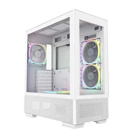 Montech Sky Two ARGB (ATX) Mid Tower Cabinet (White)  Microcenter India