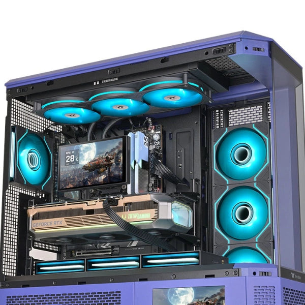 Thermaltake ST360 Ultra ARGB Sync Black 360mm AIO Liquid Cooler - Microcenter India.
