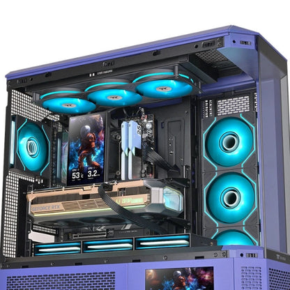 Thermaltake ST360 Ultra ARGB Sync Black 360mm AIO Liquid Cooler - Microcenter India.
