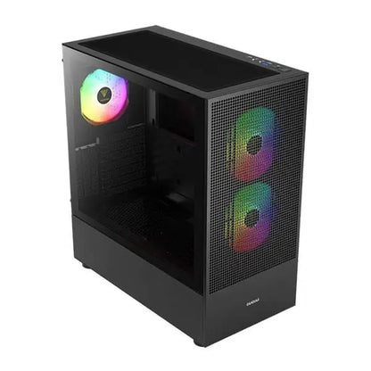 Gamdias Talos E3 Mesh Elite ARGB (E-ATX) Mid Tower Cabinet (Black)  Microcenter India