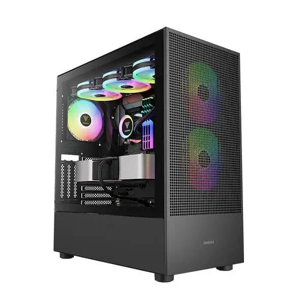 Gamdias Talos E3 Mesh Elite ARGB (E-ATX) Mid Tower Cabinet (Black)  Microcenter India