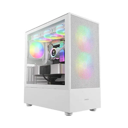 Gamdias Talos E3 Mesh Elite ARGB (E-ATX) Mid Tower Cabinet (White)  Microcenter India