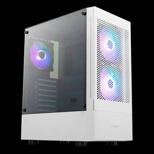 Gamdias Talos E3 Mesh ARGB (ATX) Mid Tower Cabinet (White)  Microcenter India