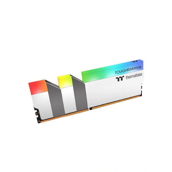 Thermaltake TOUGHRAM DDR4 3200MHz 16GB 2*8GB RGB White RAM - Microcenter India.