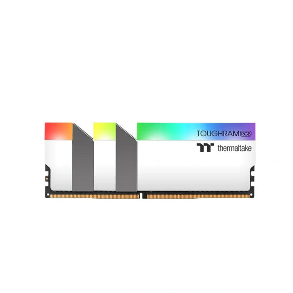 Thermaltake TOUGHRAM DDR4 3200MHz 16GB 2*8GB RGB White RAM - Microcenter India.