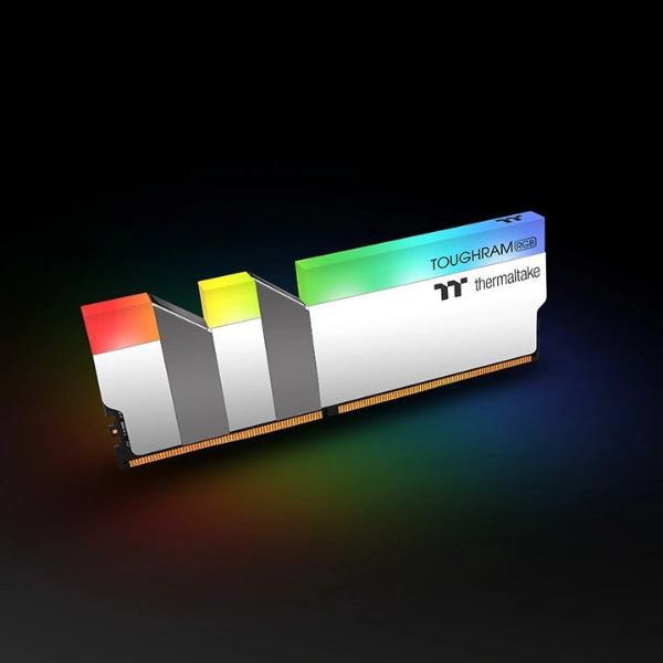 Thermaltake TOUGHRAM DDR4 3200MHz 16GB 2*8GB RGB White RAM - Microcenter India.