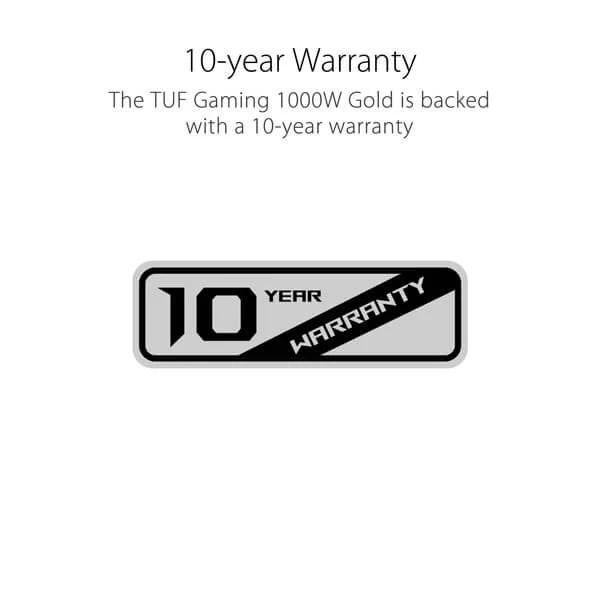 Asus TUF Gaming 1000G 1000 Watt 80 Plus Gold ATX 3.0 SMPS  Microcenter India