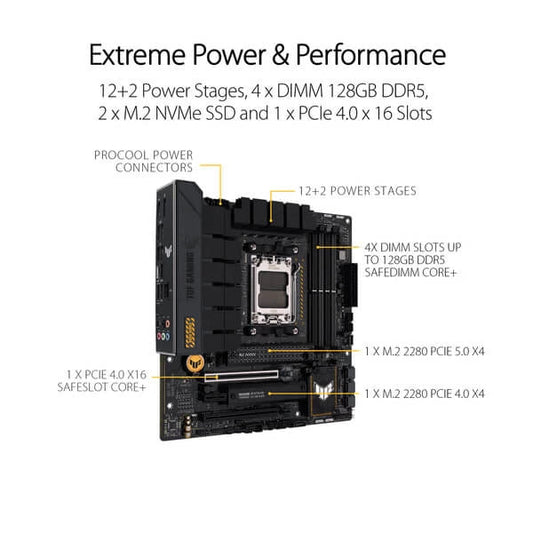 Asus TUF Gaming B650M Plus Motherboard  Microcenter India