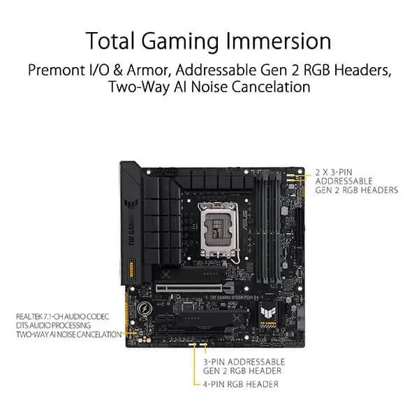 Asus TUF Gaming B760M-Plus D4 Motherboard  Microcenter India