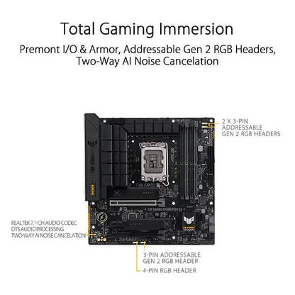 Asus TUF Gaming B760M-Plus D4 Motherboard  Microcenter India
