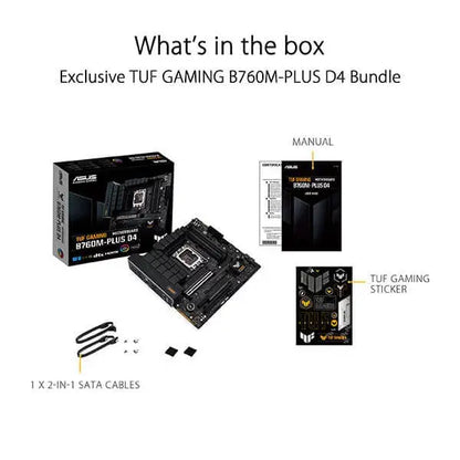 Asus TUF Gaming B760M-Plus D4 Motherboard  Microcenter India