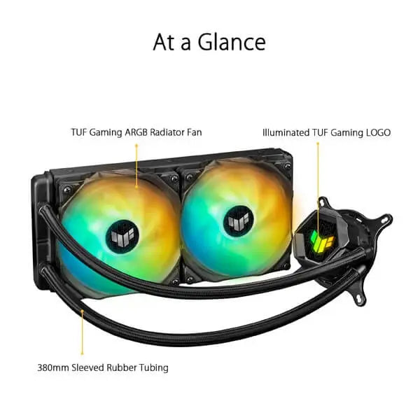 Asus TUF Gaming LC 240 ARGB CPU Liquid Cooler 