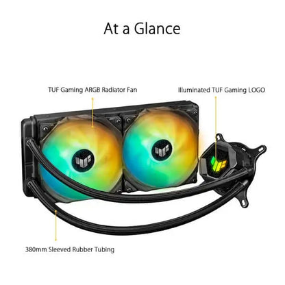 Asus TUF Gaming LC 240 ARGB CPU Liquid Cooler 