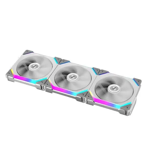 Lian Li Uni Fan SL120 White 120mm ARGB Cabinet Fan (Triple Pack) 