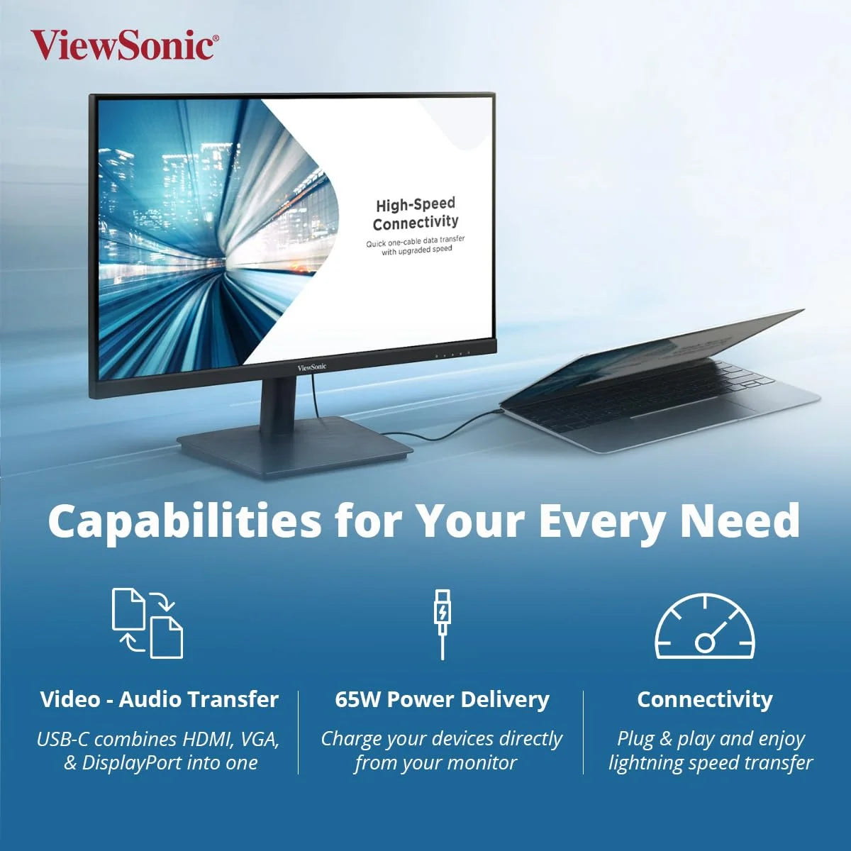 Viewsonic VA2409-MHU 24 Inch FHD IPS Gaming Monitor
