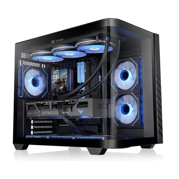Thermaltake Vision 330 CR ARGB Black Mid Tower ATX Case - Microcenter India.