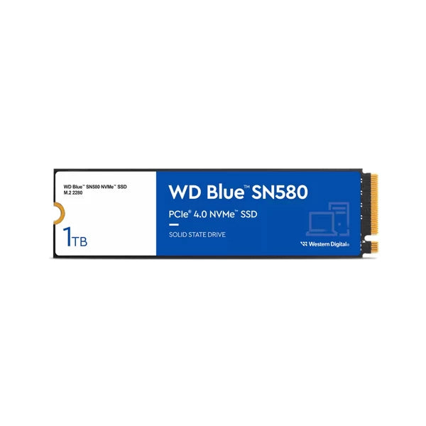 Western Digital Blue SN580 1TB M.2 NVMe Gen4 Internal SSD 