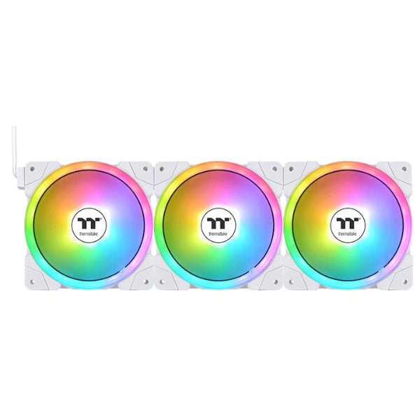 Thermaltake SWAFAN EX12 ARGB Sync PC Cooling Fan White TT Premium Edition 3 Fan Pack - Microcenter India.