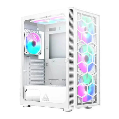 Montech X3 Glass RGB Cabinet (White)  Microcenter India