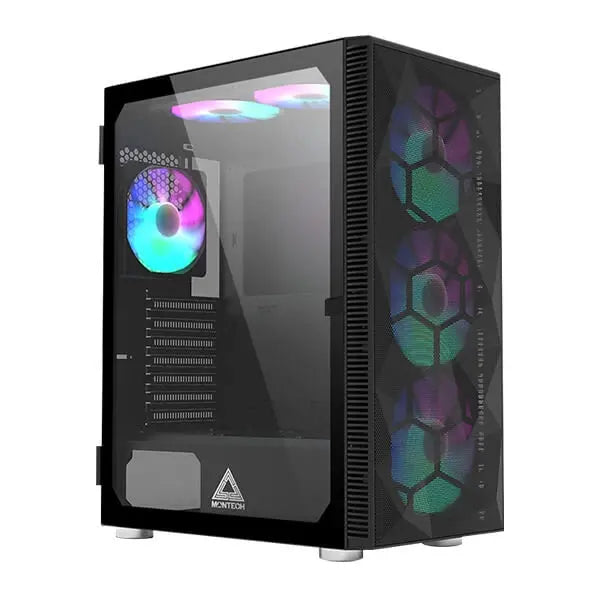 Montech X3 Mesh RGB Cabinet (Black)  Microcenter India