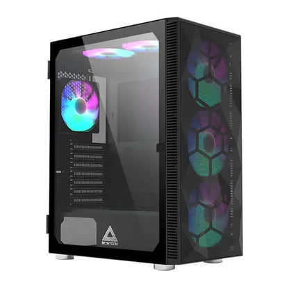 Montech X3 Mesh RGB Cabinet (Black)  Microcenter India