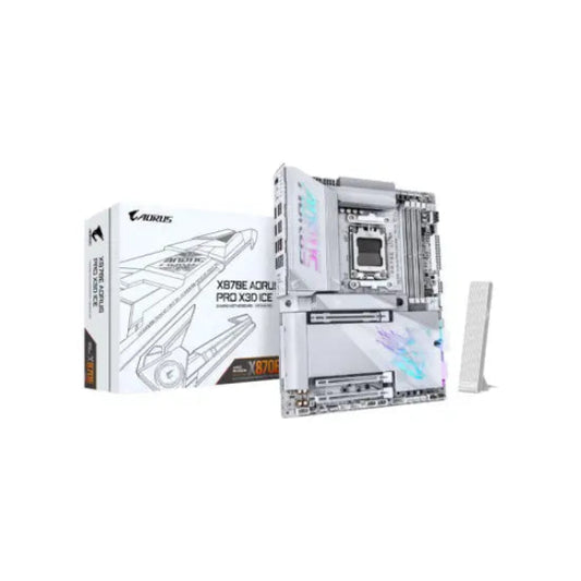 Gigabyte X870E AORUS PRO X3D ICE Motherboard - Microcenter India.