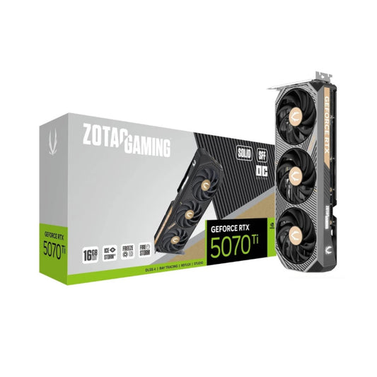 ZOTAC GAMING GeForce RTX 5070 Ti SOLID SFF 16GB,geforce rtx,zotac gaming,geforce gaming,rtx 5070,rtx graphics card,zotac gaming geforce rtx,gaming pc with graphics card,zotac graphics card,geforce graphics card,gpu for gaming pc,5070 ti,geforce rtx 5070,rtx 5070 ti