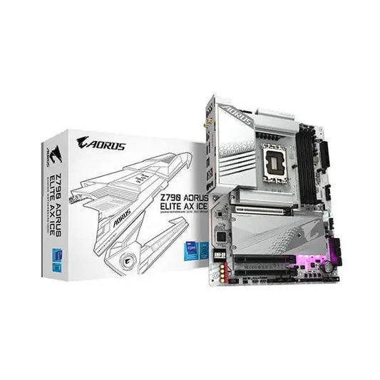 Gigabyte Z790 Aorus Elite AX ICE DDR5 Motherboard  Microcenter India