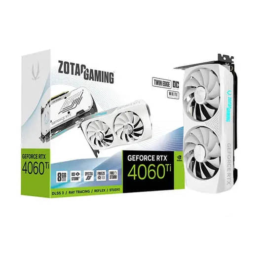 Zotac RTX 4060 Ti Twin Edge OC White Edition 8GB Graphics Card  Microcenter India