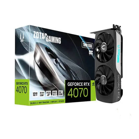 Zotac RTX 4070 Twin Edge OC 12GB Graphics Card  Microcenter India