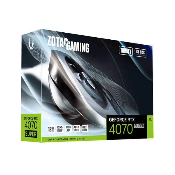 Zotac RTX 4070 Super Trinity Black 12GB Gaming Graphics Card