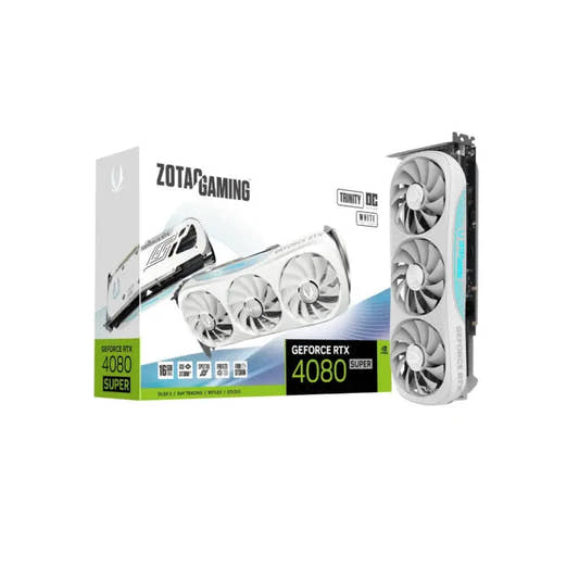 ZOTAC Gaming RTX 4080 SUPER TRINITY OC White Ed 16GB GDDR6X GPU  Microcenter India