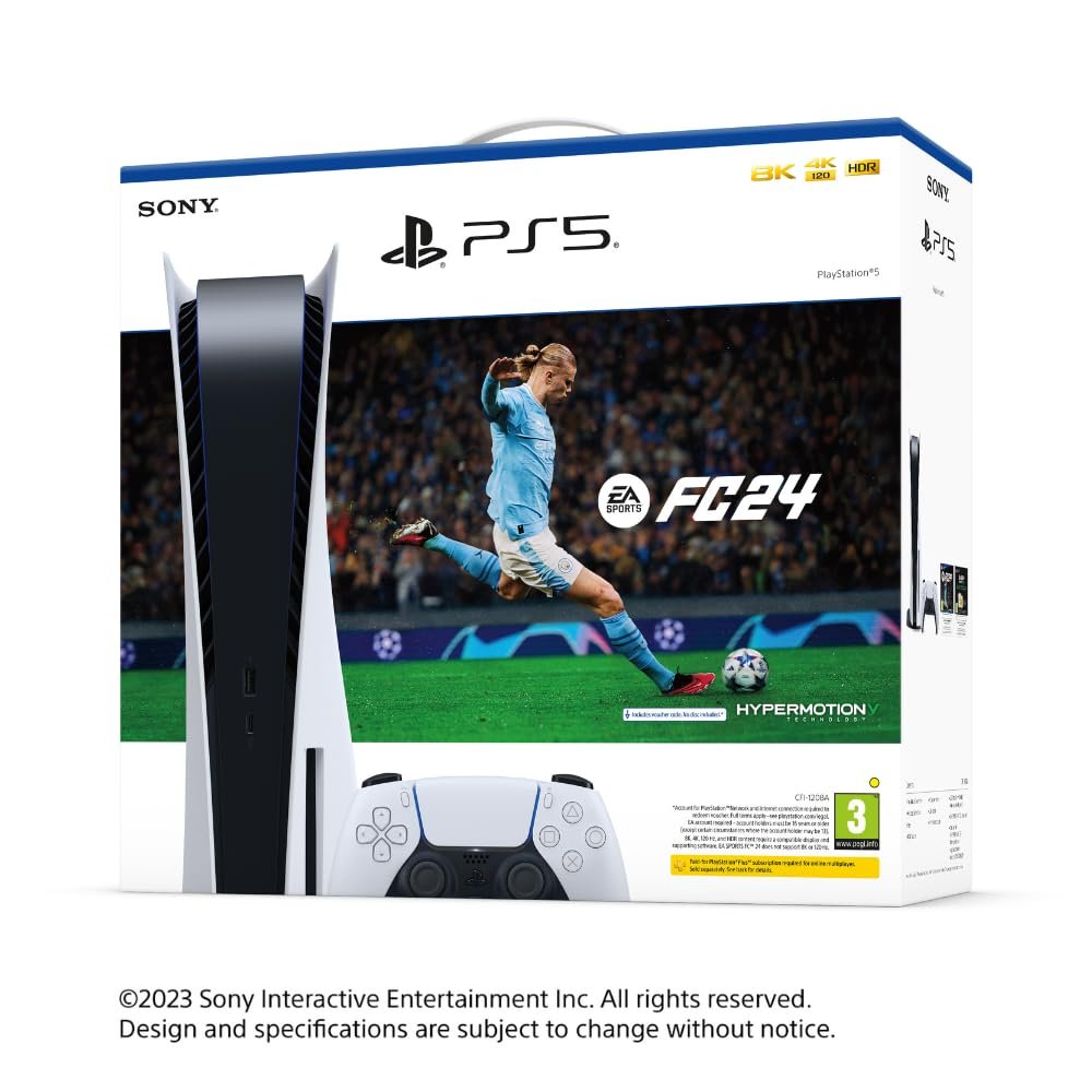 PS5 Console EA SPORTS FC 24 Bundle Maximize your play sessions with near instant load times for installed PS5 games. ea sports fc 24 bundle