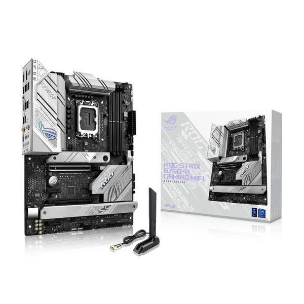 Asus ROG Strix B760-A Gaming WIFI Motherboard Intel® Socket LGA1700 for 13th Gen Intel® Core™ 12th Gen Intel® Core™, Pentium® Gold.