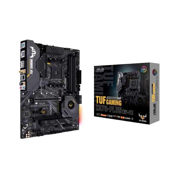 Asus TUF Gaming X570-Plus WiFi Motherboard AMD AM4 Socket: Ready for 2nd and 3rd Gen AMD Ryzen™ processors Enhanced Power Solution: 12+2.