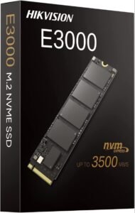 Hikvision E3000 512GB Internal SSD adopts the advanced SSD controller and 3D NAND Flash, and coordinates with HIKVISION’s self-designed.