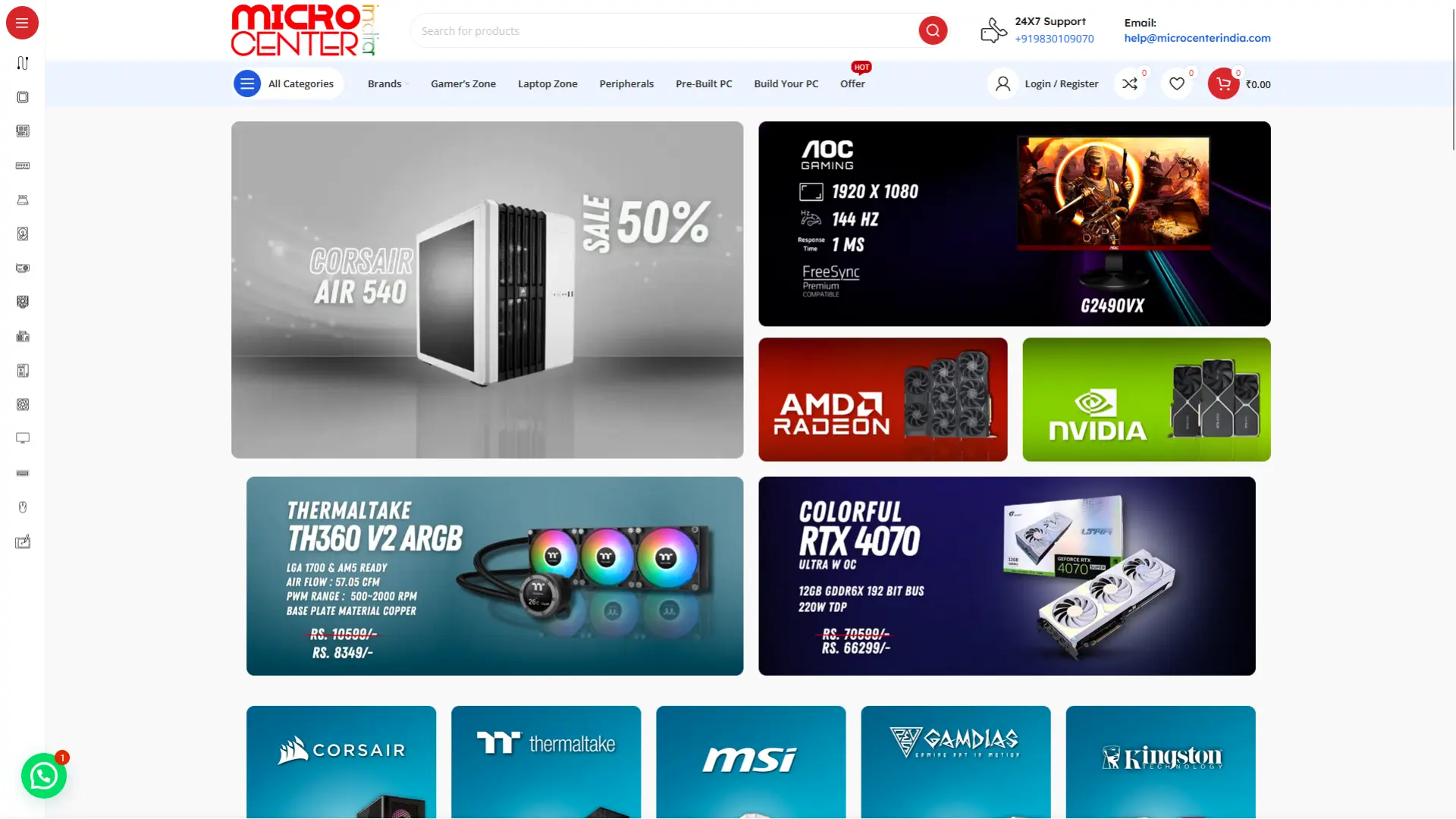 "Micro Center India promises to be the BIGGEST GAMING EXPERIENCE STORE in Kolkata, and the Best Store to Buy Gaming PC and Laptops.